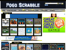 Tablet Screenshot of pogoscrabble.net